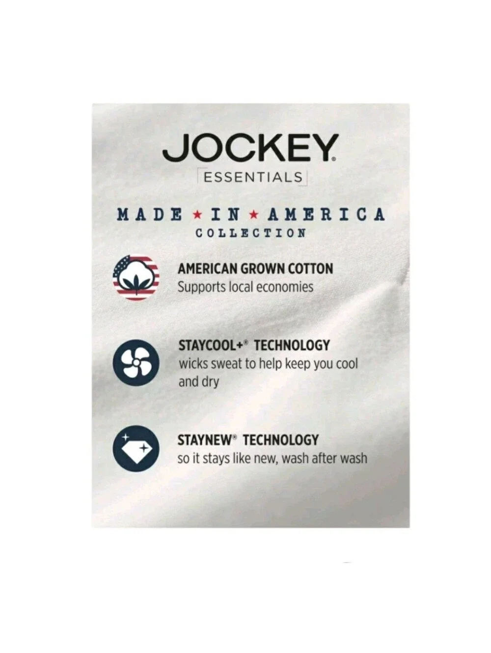 JOCKEY ESSENTIALS®: MEN'S MADE IN AMERICA®: 100% COTTON TANK TOP: 2 PK: SIZE: XL